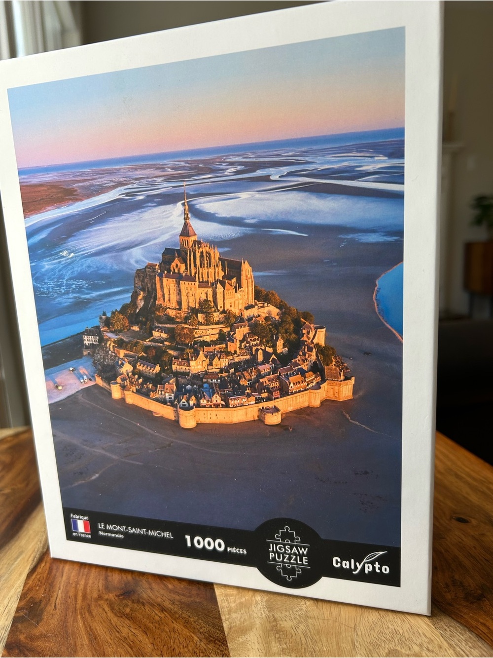 Le Mont-Saint-Michel 1000-Piece Jigsaw Puzzle - Water and Castle